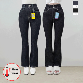 [기모추가/이염X/3단기장/최저가] NO수선 미라클 논페이드 생지 투버튼 부츠컷 밴딩 스판 팬츠(S~2XL)