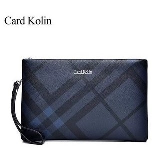 Card Kolin 時尚品牌手拿包 - 男士高檔手拿包 (台灣現貨), 藍色條紋