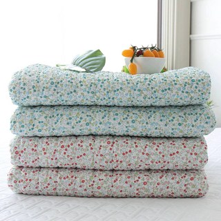 올여름 편안한 잠자리를 선사해드리는 슈슈 스노우리플 싱글 퀸패드, 블루