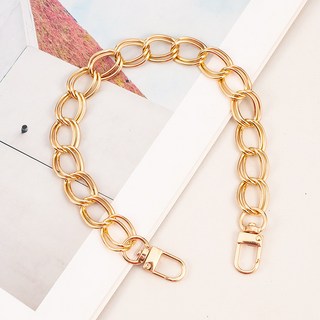 手機掛繩 手腕手機鏈 絲巾鏈條 包帶延長鏈 絲巾短鏈 手提包包帶子, 1個, 鏈條32cm