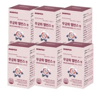 무궁 밸런스 무궁화 복합분말 무궁 화 핏 식약청 인증, 6개, 60회분