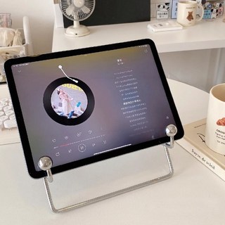 실버볼 태블릿 거치대 아이패드 갤럭시탭 침대 문제집 공부 다용도 독서대 데코 데스크테리어, 슬림타입, 1개