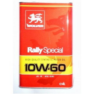 【Max魔力生活家】WOLVER德國狼 全合成機油10W60 4L，德國原裝進口，長效保護引擎，賠售出清, 1個