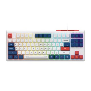 앱코 저소음 텐키리스 멤브레인 87키 키보드, BLUE(블루), MK87, 저소음 적축