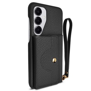 더조은셀러 거울 멀티 레더 3단 스탠드 카드지갑 스트랩 케이스