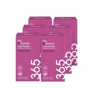 드시모네 365 포도향 6박스(6개월분보장균수 100억), 100g, 6개