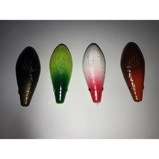 雷蛙小舖 大玉米蛙皮 雷強路亞假餌 泰國鱧魚魚虎專用, 褐,無, 1個