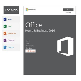 MS 오피스 2016 Home & Business Mac (처음사용자용 맥용) 정품 PKC