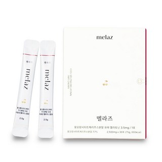 멜라즈 식물성 멜라토닌 3초 쿨멜팅 분말 식약청인증 HACCP 타트체리 테아닌 함유, 1세트, 30회분