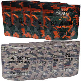 일빵빵 전투식량 즉각취식형 비빔밥 10개입 세트, 1100g, 1세트