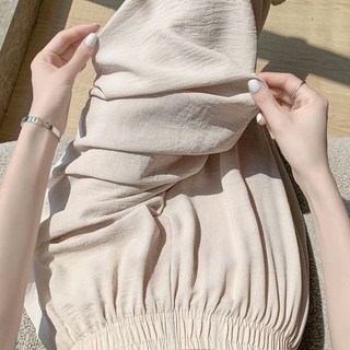 바바 체형커버!! 살랑살랑 여성 와이드 밴딩 팬츠 냉감소재