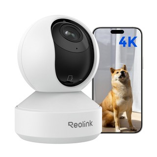 Reolink 4K 5 GHz WiFi 6 AI PTZ Alexa E1 Zoom 애완동물 카메라 3배 광학 줌 대응 보기