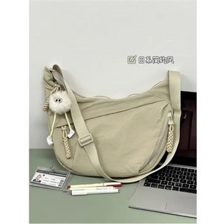尼龍布單肩包 文藝簡約輕便 大容量百搭 韓版休閒