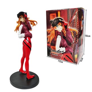 22cm 신세기 에반게리온 애니메이션 피규어 EVA 아스카 랭글리 소류 액션 피규어 레이 아야나미 입상 컬렉, 01 22cm With Box, 1개