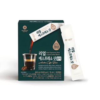 McNulty Coffee Real濃縮咖啡液隨身包, 15ml, 30條, 1盒