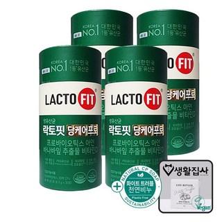락토핏 당케어 프로 + 천연비누 증정, 4개, 60g
