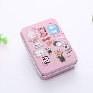 嗨購 創意桌面長方形馬口鐵收納盒 禮品明信片小鐵盒 馬口鐵金屬盒批發, 雜貨鋪, 1個