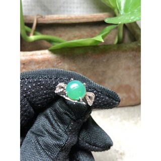 台灣藍寶 藍玉髓 戒指 925銀飾 天然寶石 輕珠寶 尾戒 防小人