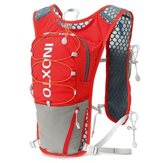 登山背包 騎士背包 戰術背包 旅行背包 戶外越野跑步雙肩背包 小容量輕便透氣多功能運動背包, 桔色