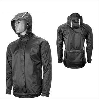 [WP] 경량 블랙 반사 라이딩 방수 바람막이 우비 자켓