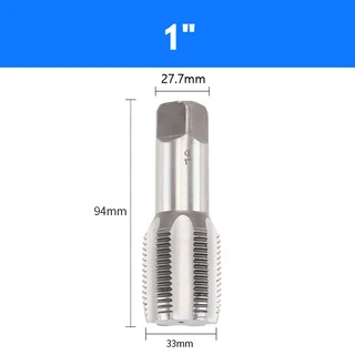 1/2/5개 HSS 테이퍼 파이프 탭 세트 - 금속 나사 절삭 청소 및 작업용 NPT G1/8 1/4 3/8 3/4 사이즈, 02 1Pcs, 03 1