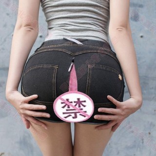 新北出貨 情趣褲女生牛仔褲牛仔褲開襠褲蜜桃臀牛仔褲隱形拉鍊開檔褲超短牛仔褲開檔牛仔褲打野褲方便褲戶外露出裝