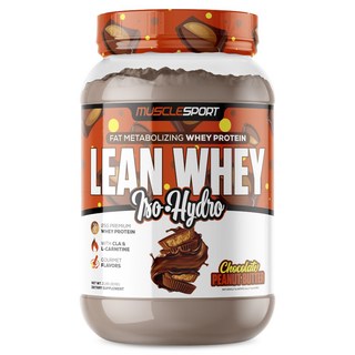 MUSCLESPORT Lean Whey 分離乳清蛋白 巧克力花生醬口味, 1個, 910g