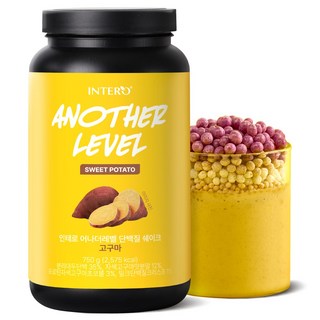 인테로 어나더레벨 단백질 쉐이크 고구마맛, 1개, 750g