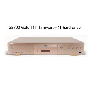 DVD플레이어 GIEC G5700 골드 돌비 비전 4K UHD 블루레이 DVD 플레이어 HD 하드 디스크 수납공간 DTS 디코딩, Bundle 3