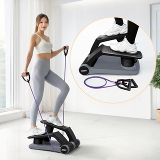 잇지바디 에어 스텝퍼 천국의계단 계단오르기 스탭퍼 가정용 스테퍼 운동기구, 모던그레이