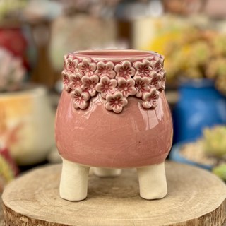 165 마리공방 셋트분 도자기수제화분 코사지분, 분홍, 1개