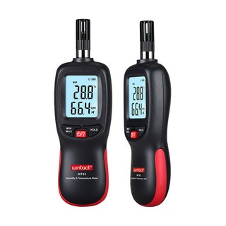 센서 일체형 데이터 홀드 공장 산업 전문가용 정밀 디지털 온습도계, 1개