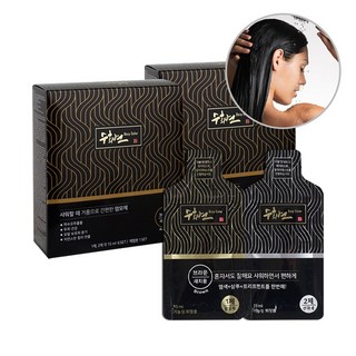 수화연 이지칼라 7분동안 새치 염색약- 무료체험분 포함 염모제 머리염색 새치커버 셀프염색 뿌리염색 흰머리