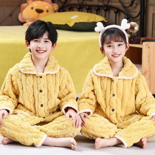 아동 겨울 파자마 세트 주니어 극세사 잠옷 키즈수면잠옷