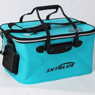 이누잇 스카이블루 밑밥통 접이식 크릴백 삐꾸통 활어통 살림통