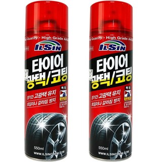 일신 타이어광택/코팅제 IS-7610, 550ml, 2개
