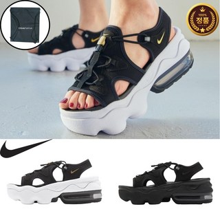 [국내매장판] 나이키 에어맥스 코코 여성 슬리퍼 스트랩 여름 우븐 발편한 스포츠 통굽 샌들 NQS-513 + 파우치증정