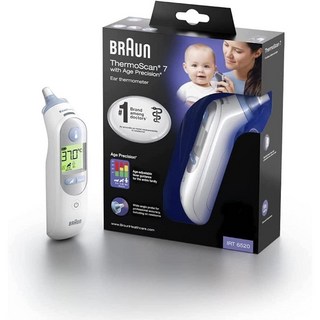 브라운 IRT 6520 써모스캔 화이트 귀 온도계, 1개