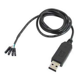 PL2303HX 컨버터 UART USB to RS232 TTL 변환 케이블 - 시리얼 통신 아두이노 라즈베리파이 MCU 개발용, 1개