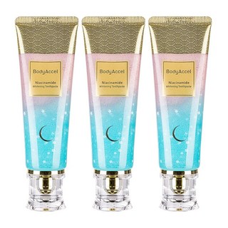 니아신아마이드 미백 바디액셀 집중 내추럴 젠틀 케어 딥 얼룩 제거 깨끗한 복숭아 향 잇몸 건강 개선 상쾌한, 3