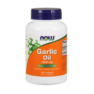 NOW Foods 大蒜精軟膠囊 1500mg, 250顆, 1罐