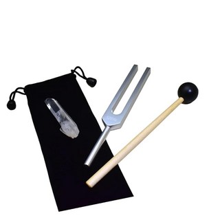 세도나의 마법 소르페지오 튜너 432Hz 말렛과 자루 사랑과 미용 치유의 주파수 힐링 웰니스 클리닉 튜너 수정 포인트와 사용법 설명서가 포함된 튜닝 포크 음차 크리스탈 튜너