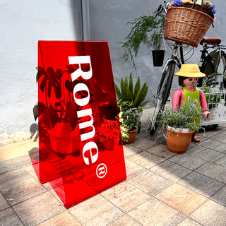 아크릴 입간판 A형 A자 철제입간판 카페입간판 가게 매장 배너거치대 옐로우 미니, 소형(30X60)