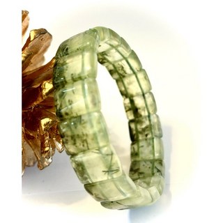 金富發-幸運之石葡萄石髮晶手排