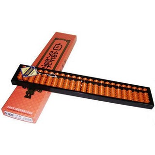 自強4301算盤 (4x23檔，茶玉) - 傳統珠算工具，提升計算效率