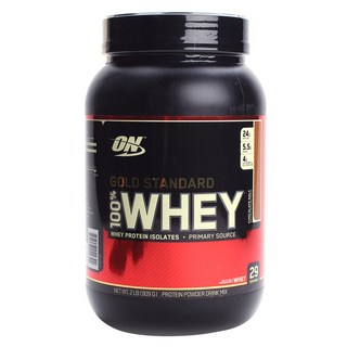 OPTIMUM NUTRITION 歐恩 金牌乳清蛋白粉 麥芽巧克力口味, 1罐, 909g