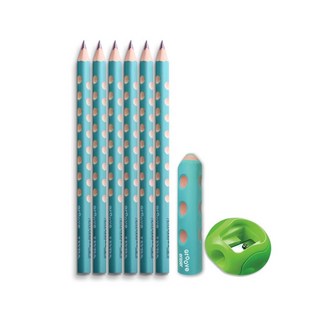 리라 그루브 점보 민트 세트 (연필 6자루 지우개 연필깎이), 1팩