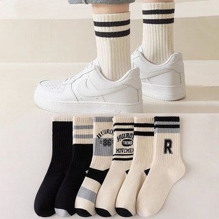 男款中筒襪 春秋季防臭青少年運動籃球秋冬長襪
