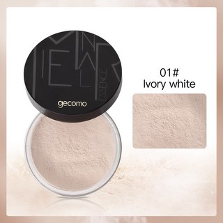 파우더팩트 GECOMO 메이크업 세팅 파우더 방수 루즈 오일 컨트롤 매트 마감 4 가지 색상, [01] 211001-1