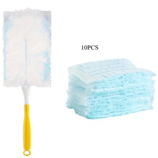 창닦기 가정용 자동차 청소용 교체 가능 극세사 먼지 천 리필 테이블 상단 액세서리(핸들 포함) 다목적